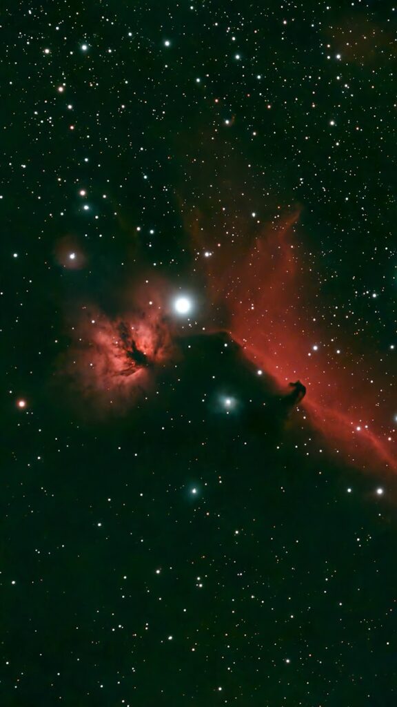Horsehead and Flame Nebula with S30